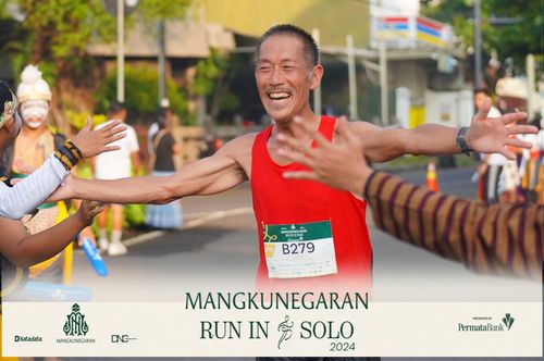 Race photo from Mangkunegaran Run 2024