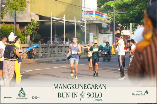 Race photo from Mangkunegaran Run 2024