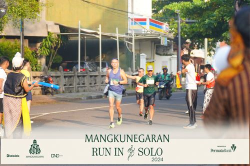 Race photo from Mangkunegaran Run 2024
