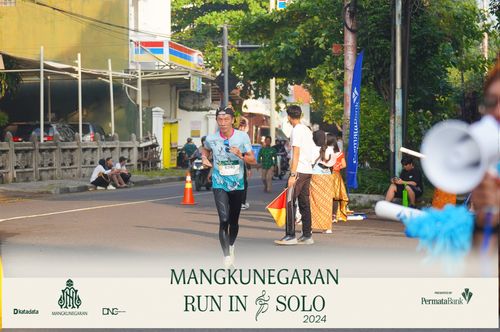 Race photo from Mangkunegaran Run 2024