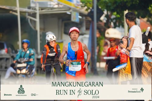 Race photo from Mangkunegaran Run 2024