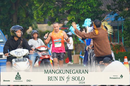 Race photo from Mangkunegaran Run 2024