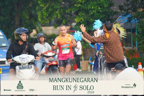 Race photo from Mangkunegaran Run 2024