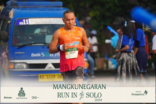 Race photo from Mangkunegaran Run 2024