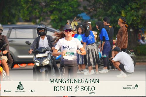 Race photo from Mangkunegaran Run 2024
