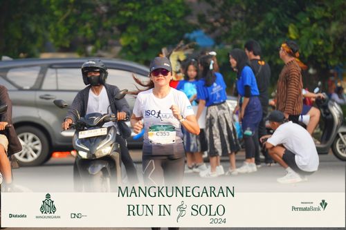 Race photo from Mangkunegaran Run 2024