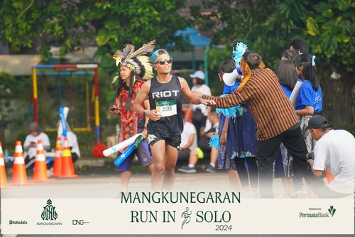 Race photo from Mangkunegaran Run 2024