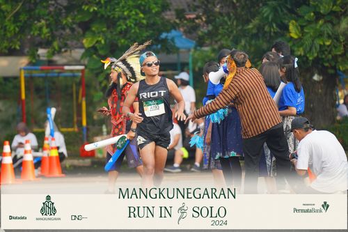 Race photo from Mangkunegaran Run 2024