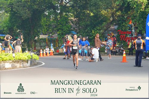Race photo from Mangkunegaran Run 2024