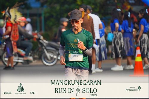 Race photo from Mangkunegaran Run 2024