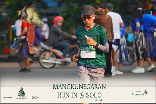Race photo from Mangkunegaran Run 2024
