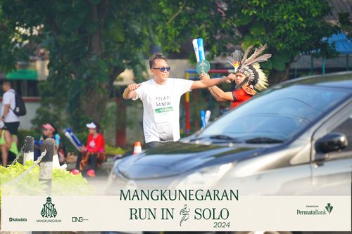 Race photo from Mangkunegaran Run 2024