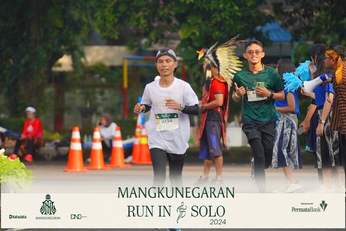 Race photo from Mangkunegaran Run 2024