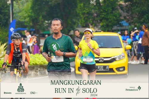 Race photo from Mangkunegaran Run 2024
