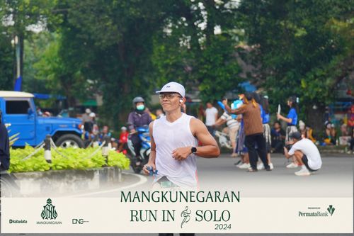 Race photo from Mangkunegaran Run 2024