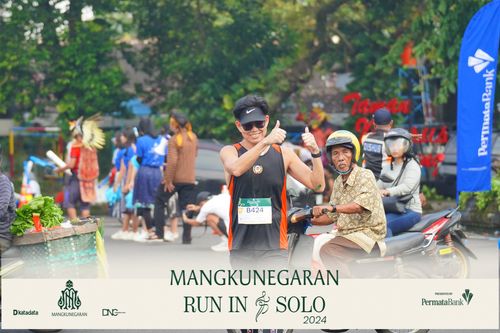 Race photo from Mangkunegaran Run 2024
