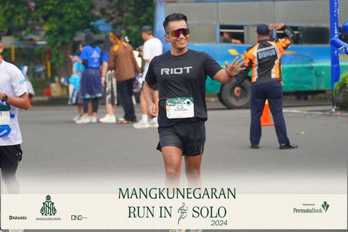 Race photo from Mangkunegaran Run 2024