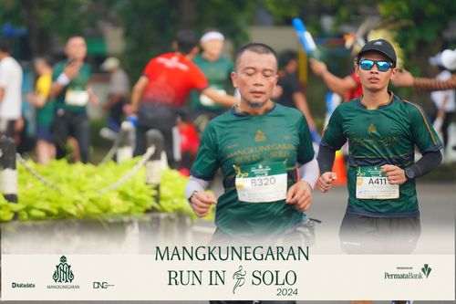Race photo from Mangkunegaran Run 2024