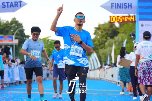 Race photo from Jabar Run 10K 2024