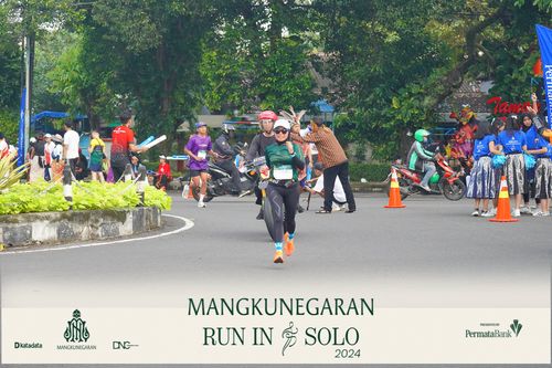 Race photo from Mangkunegaran Run 2024