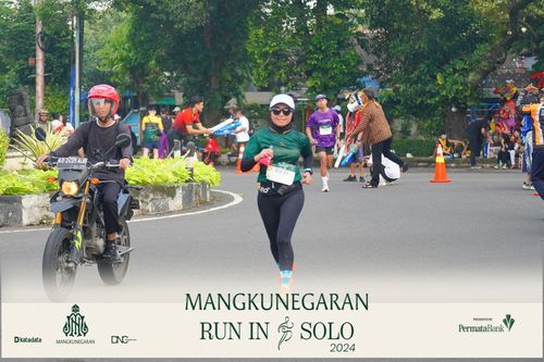 Race photo from Mangkunegaran Run 2024