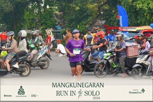 Race photo from Mangkunegaran Run 2024