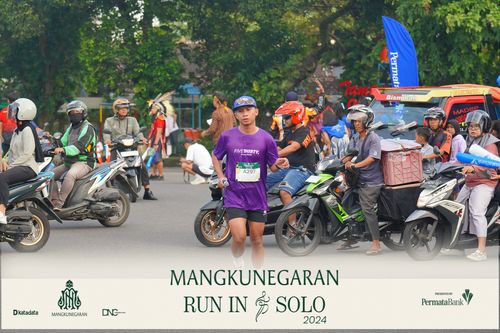Race photo from Mangkunegaran Run 2024