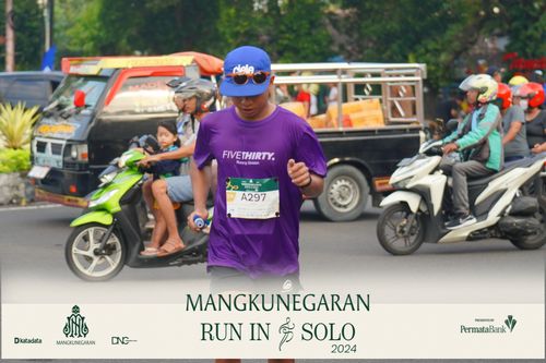 Race photo from Mangkunegaran Run 2024