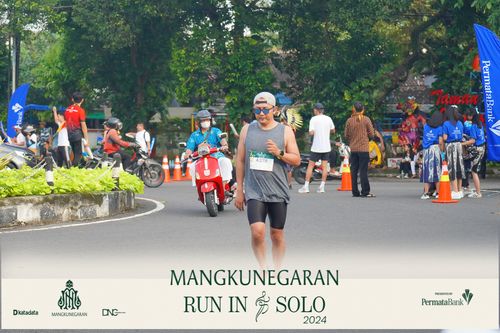 Race photo from Mangkunegaran Run 2024