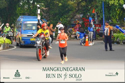 Race photo from Mangkunegaran Run 2024
