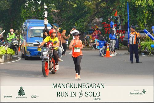 Race photo from Mangkunegaran Run 2024