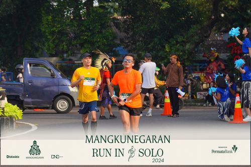 Race photo from Mangkunegaran Run 2024