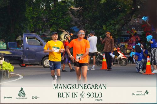 Race photo from Mangkunegaran Run 2024