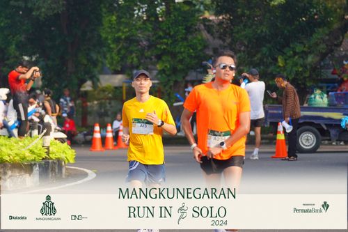 Race photo from Mangkunegaran Run 2024