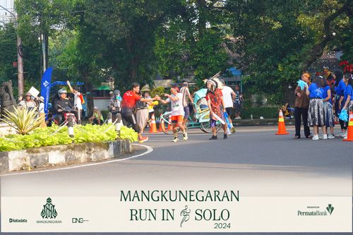 Race photo from Mangkunegaran Run 2024