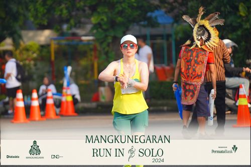 Race photo from Mangkunegaran Run 2024