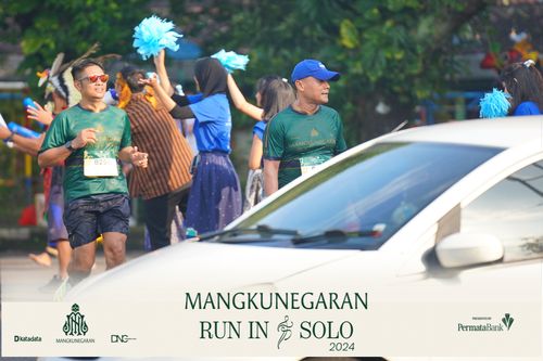 Race photo from Mangkunegaran Run 2024