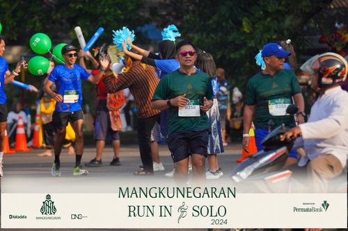 Race photo from Mangkunegaran Run 2024