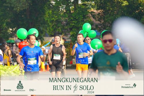 Race photo from Mangkunegaran Run 2024