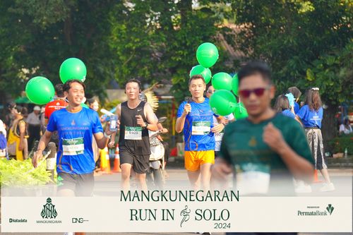 Race photo from Mangkunegaran Run 2024