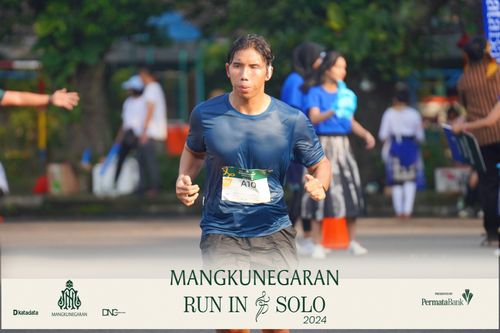 Race photo from Mangkunegaran Run 2024