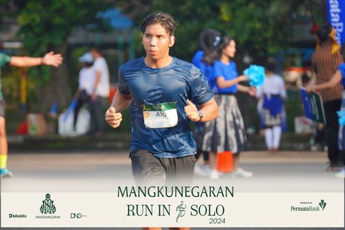 Race photo from Mangkunegaran Run 2024