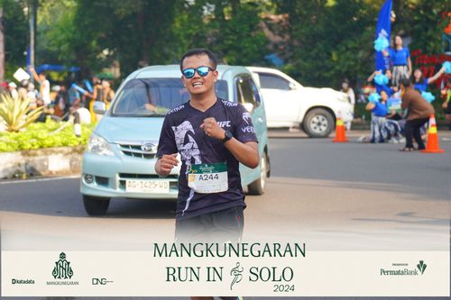 Race photo from Mangkunegaran Run 2024