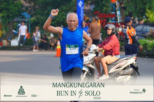 Race photo from Mangkunegaran Run 2024