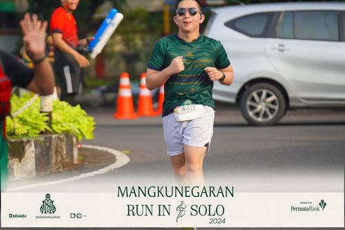 Race photo from Mangkunegaran Run 2024
