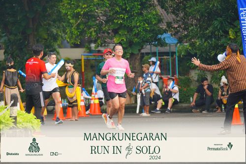 Race photo from Mangkunegaran Run 2024
