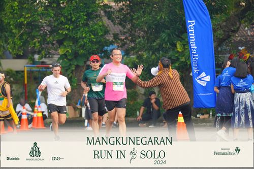 Race photo from Mangkunegaran Run 2024