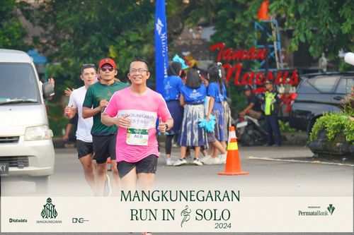 Race photo from Mangkunegaran Run 2024