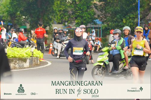 Race photo from Mangkunegaran Run 2024