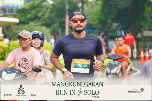 Race photo from Mangkunegaran Run 2024